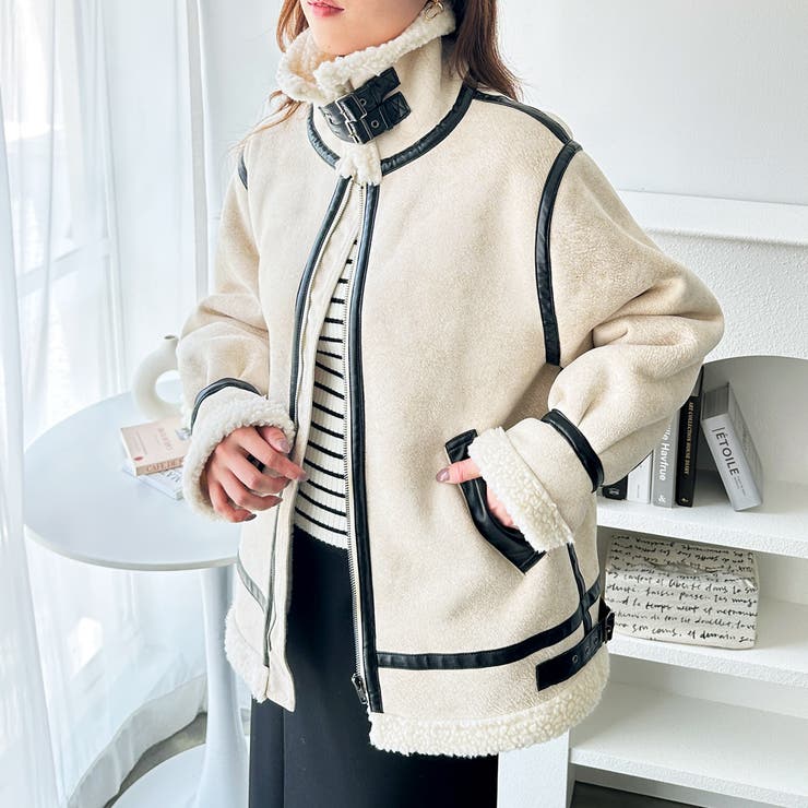 フェイクムートンジャケットブルゾン | GeeRA | 詳細画像16 