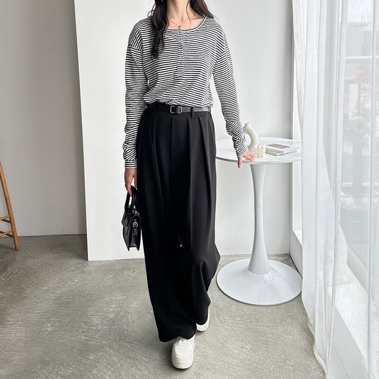 前後２ＷＡＹシアースラブヘンリーネックカットソー | GeeRA | 詳細画像38 