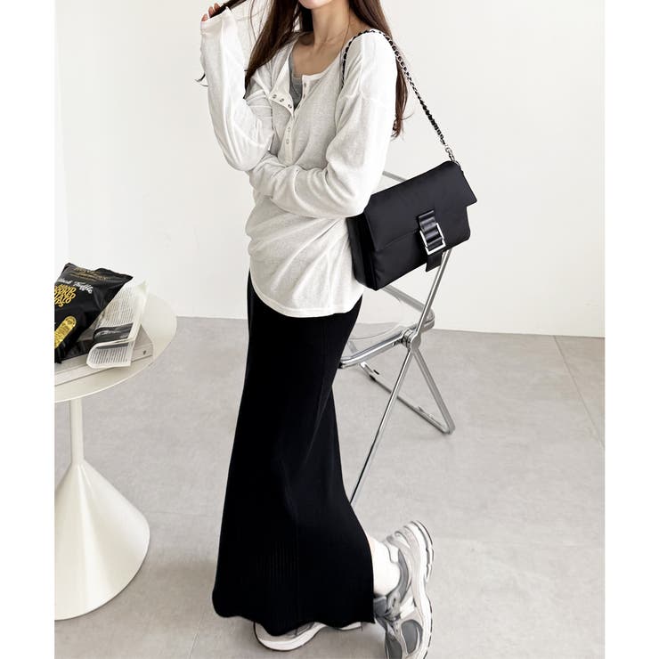 前後２ＷＡＹシアースラブヘンリーネックカットソー | GeeRA | 詳細画像9 