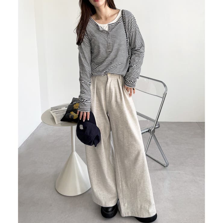 前後２ＷＡＹシアースラブヘンリーネックカットソー | GeeRA | 詳細画像42 