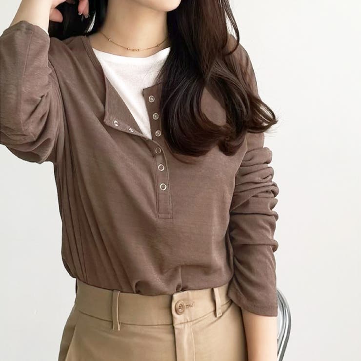 前後２ＷＡＹシアースラブヘンリーネックカットソー | GeeRA | 詳細画像47 