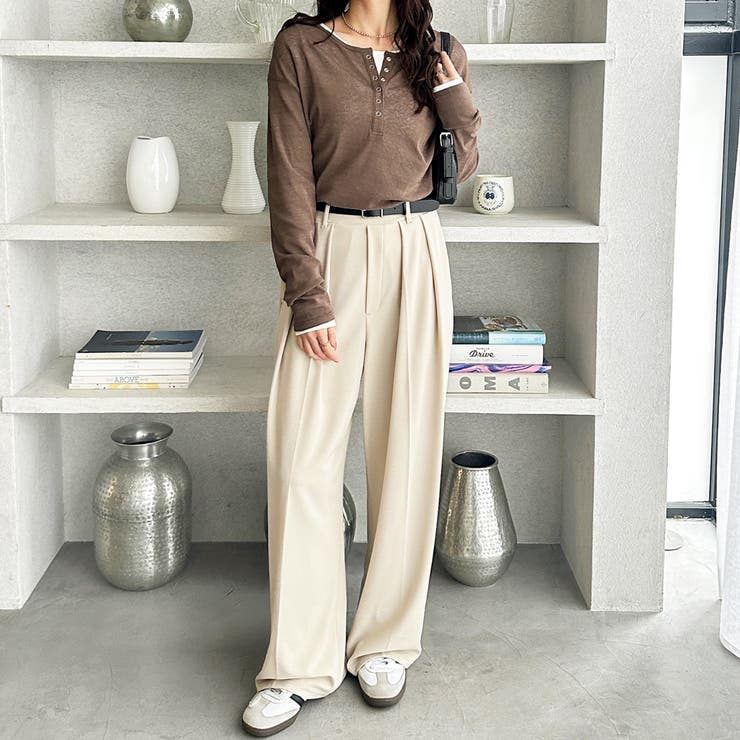 前後２ＷＡＹシアースラブヘンリーネックカットソー | GeeRA | 詳細画像53 