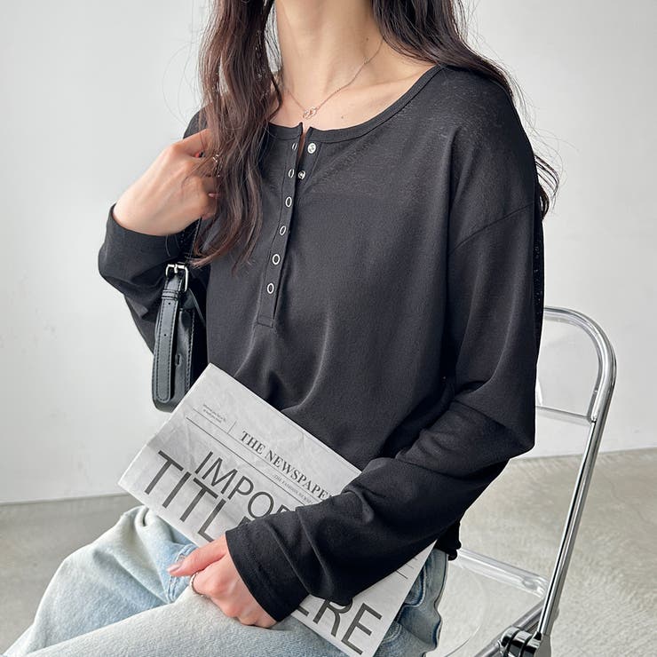 前後２ＷＡＹシアースラブヘンリーネックカットソー | GeeRA | 詳細画像12 