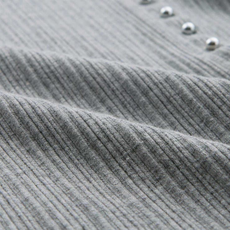 メニーボタンランダムリブトップス | GeeRA | 詳細画像16 