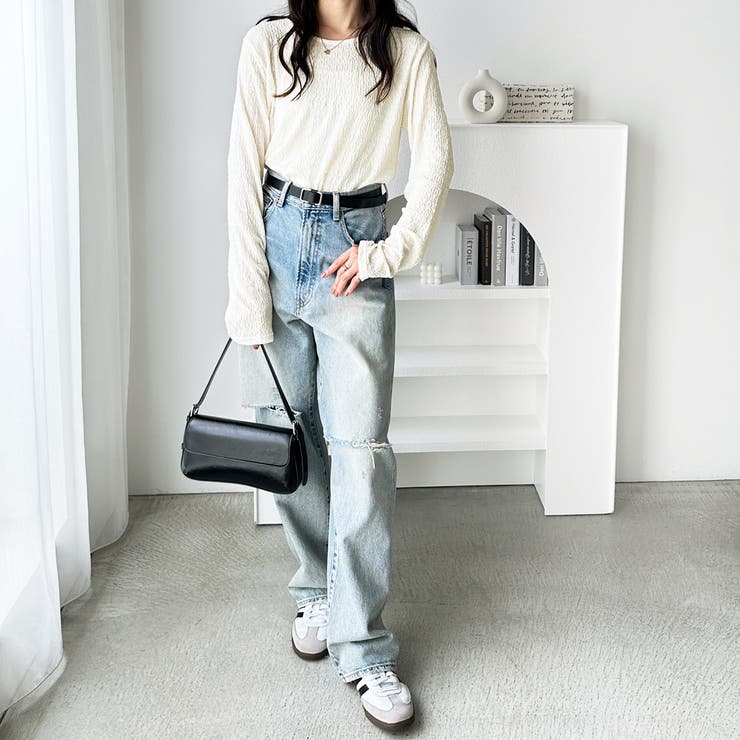 クルーネックジャガードプルオーバー | GeeRA | 詳細画像11 