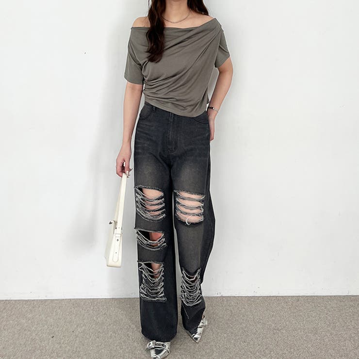 【nelliy.】スラブシアーオフショルトップス | GeeRA | 詳細画像11 