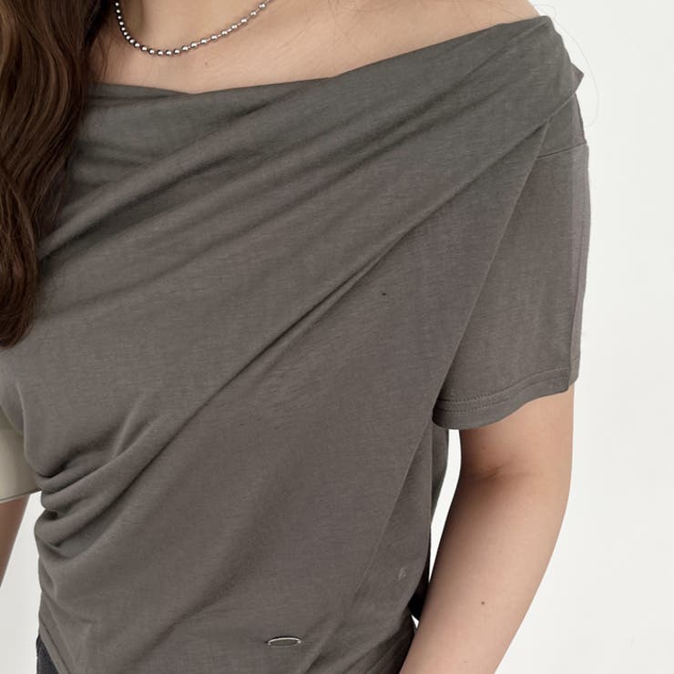 【nelliy.】スラブシアーオフショルトップス | GeeRA | 詳細画像13 