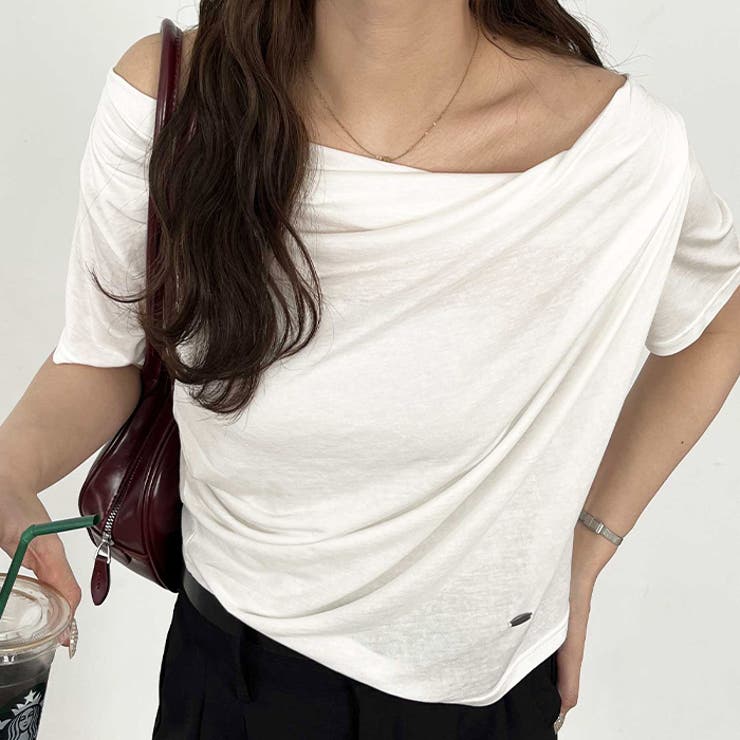 【nelliy.】スラブシアーオフショルトップス | GeeRA | 詳細画像3 