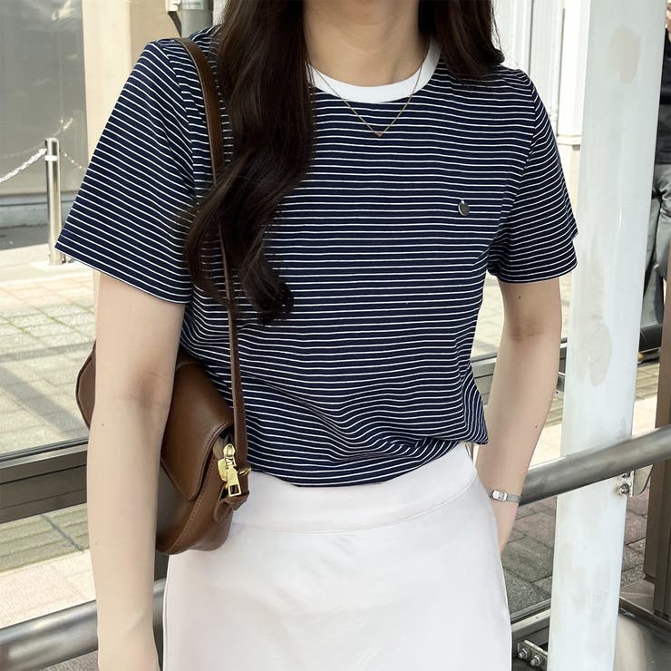 【nelliy.】ボーダー配色Ｔシャツ | GeeRA | 詳細画像9 