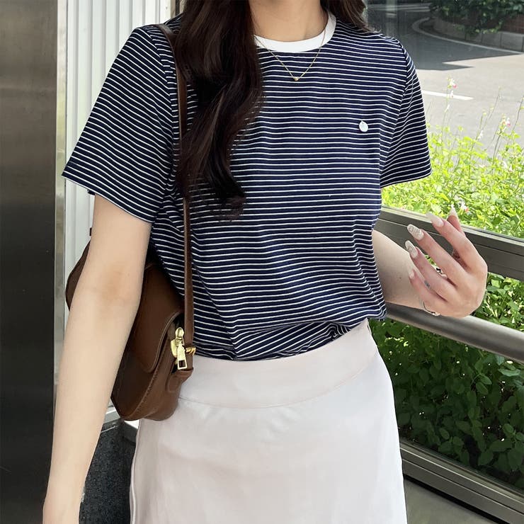 【nelliy.】ボーダー配色Ｔシャツ | GeeRA | 詳細画像10 