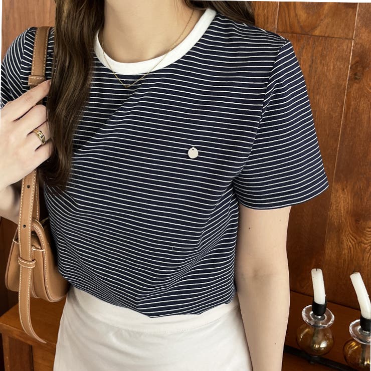 【nelliy.】ボーダー配色Ｔシャツ | GeeRA | 詳細画像5 