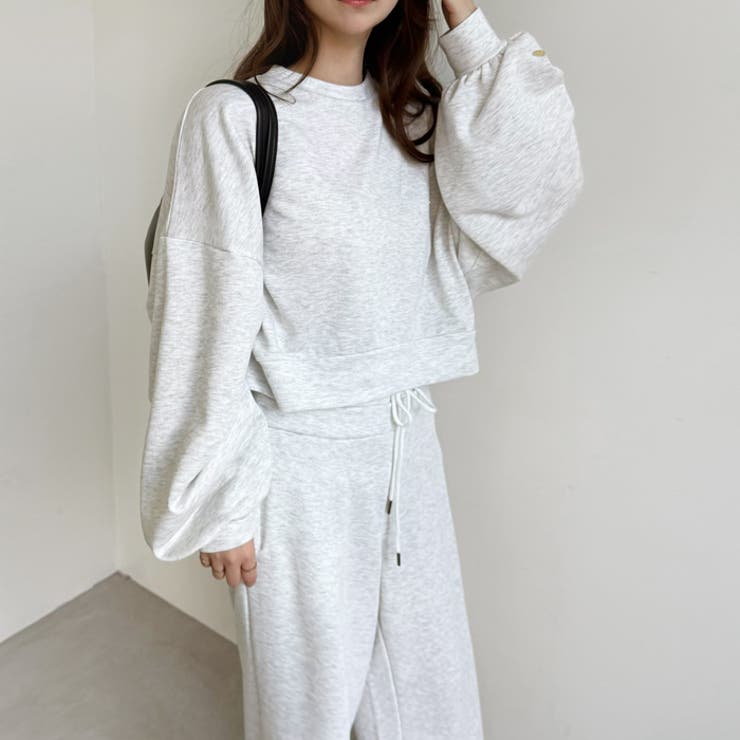 【YOUING.】ダブルウエストワイドスウェットパンツ | GeeRA | 詳細画像14 