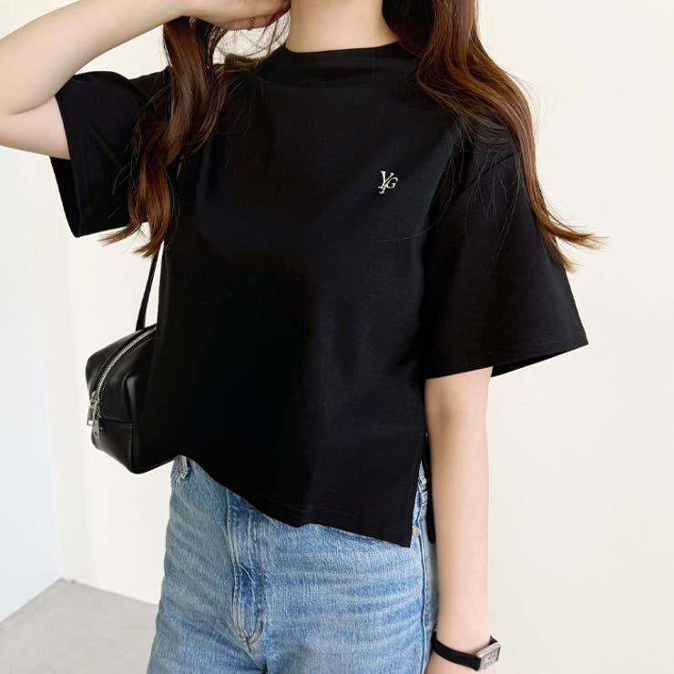 【YOUING.】アナグラムロゴ刺しゅうＴシャツ | GeeRA | 詳細画像2 