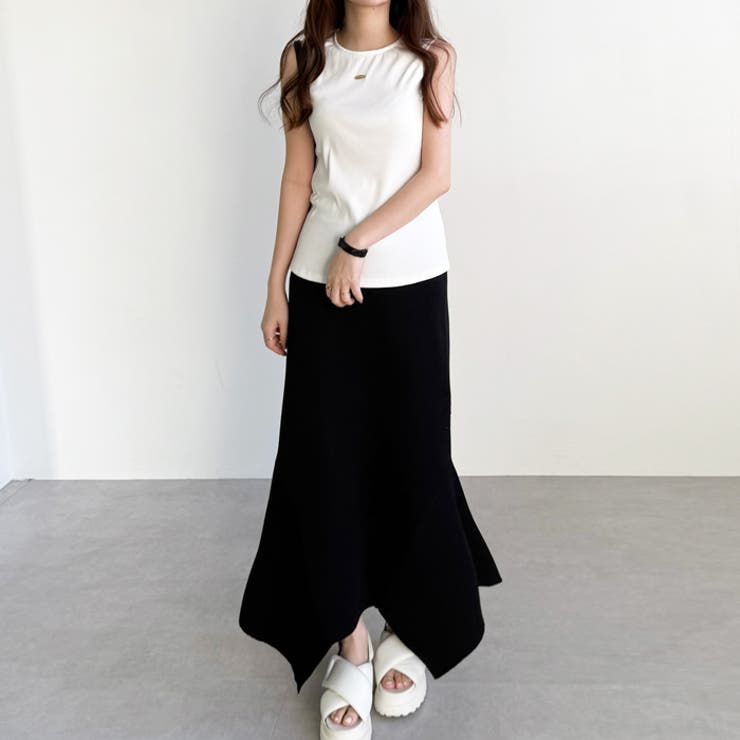 YOUING.】ロゴプレートデザインタンクトップ[品番：GERW0011033