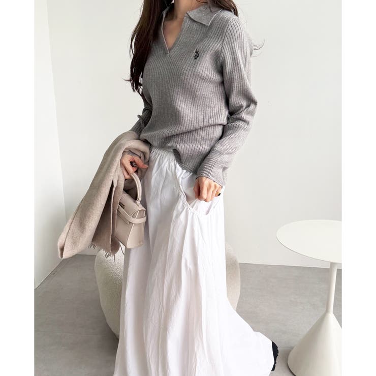 【Ｕ．Ｓ． ＰＯＬＯ ＡＳＳＮ．】ポロ衿リブニット | GeeRA | 詳細画像11 