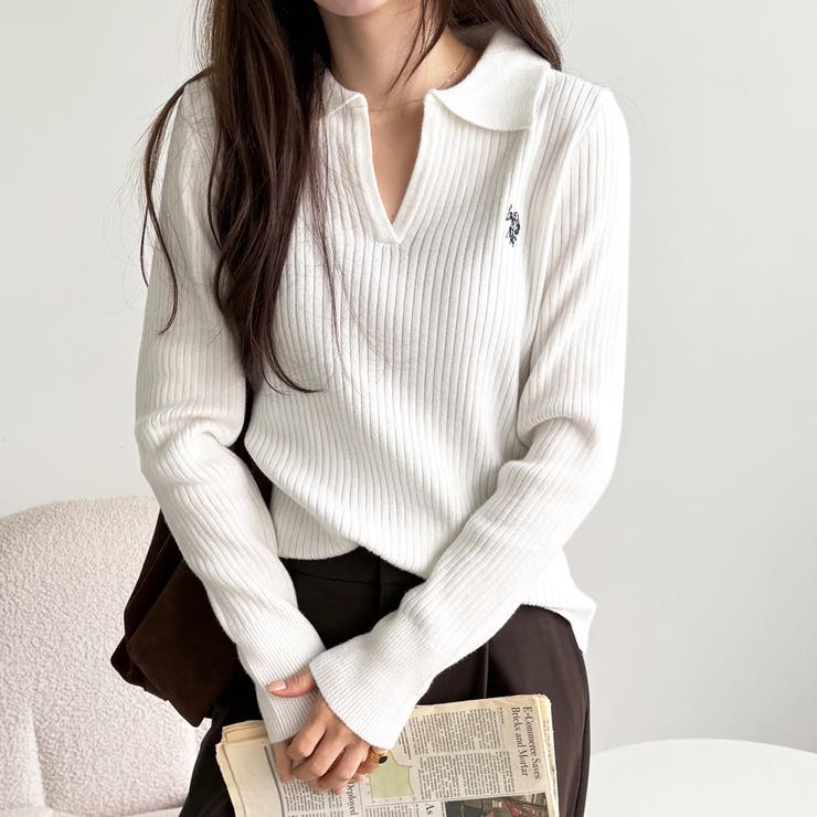 【Ｕ．Ｓ． ＰＯＬＯ ＡＳＳＮ．】ポロ衿リブニット | GeeRA | 詳細画像44 