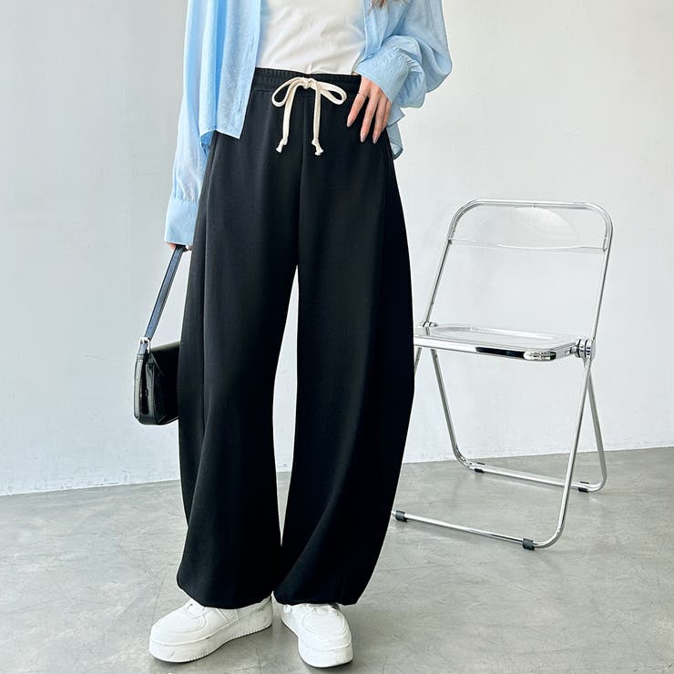 ブラック | ２ＷＡＹカーブスウェットパンツ | GeeRA