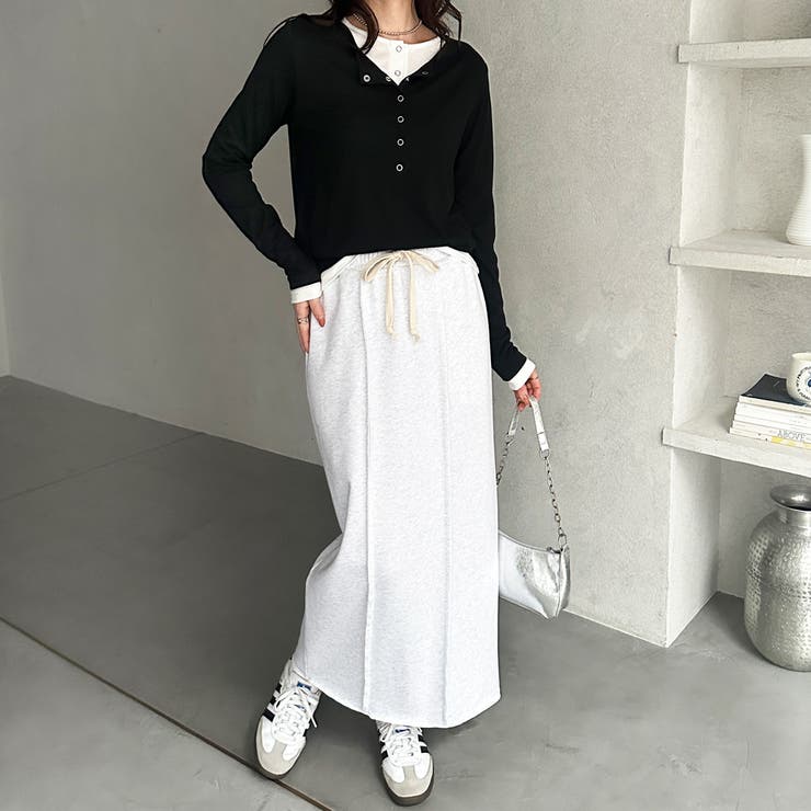 フロントラインスウェットナロースカート | GeeRA | 詳細画像35 