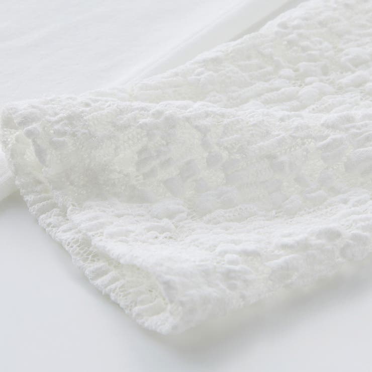 袖レーススラブシアーカットソー | GeeRA | 詳細画像12 