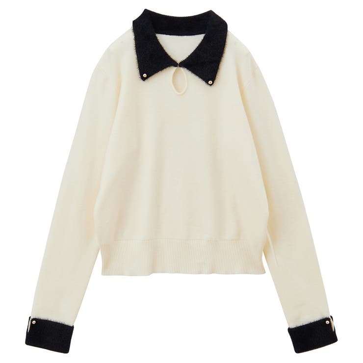 衿シャギーニットトップス | GeeRA | 詳細画像11 