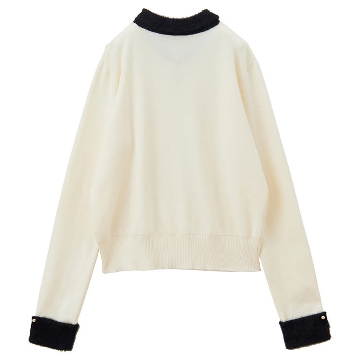 衿シャギーニットトップス | GeeRA | 詳細画像12 