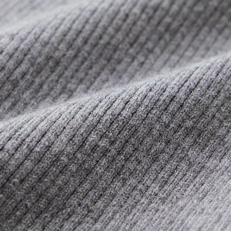 アシメネック袖ボタン付リブニット | GeeRA | 詳細画像14 