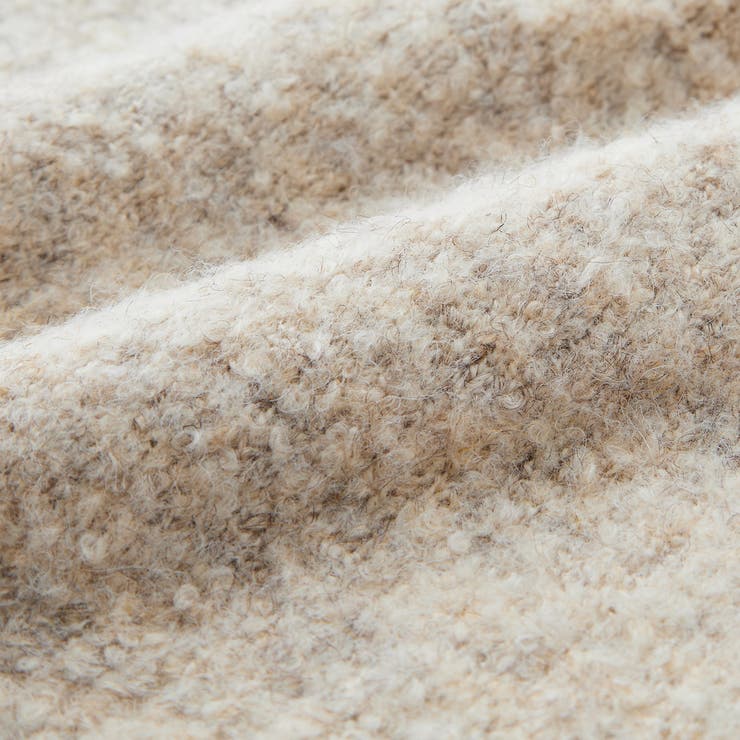 ハーフジップミックスニットプルオーバー | GeeRA | 詳細画像13 