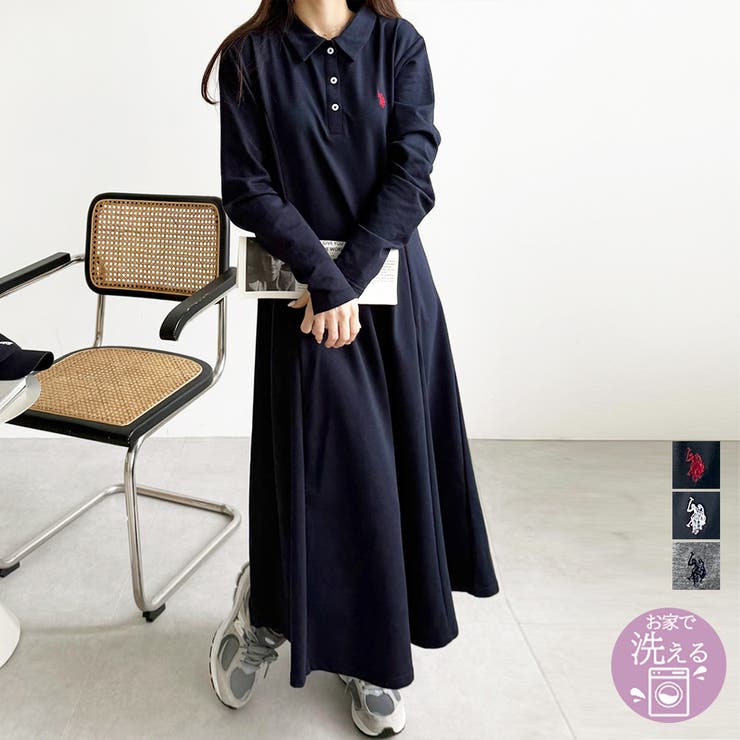 ポロ衿カットソーワンピース ポロ衿カットソーワンピース | JILL by JILL STUART（ジル バイ