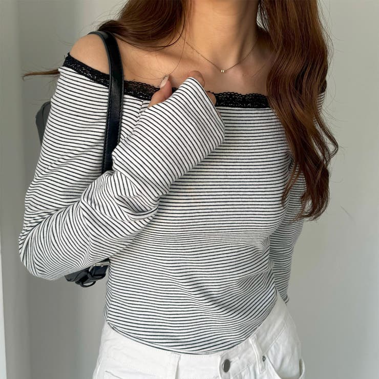 【nelliy.】オフショルカットソー | GeeRA | 詳細画像4 