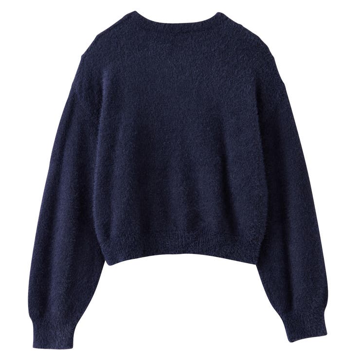 【FIRST MOOD】フラワー刺しゅうシャギーニット | GeeRA | 詳細画像12 