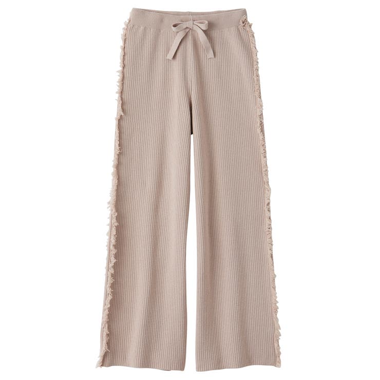 【FIRST MOOD】配色サイドフリンジニットパンツ | GeeRA | 詳細画像15 