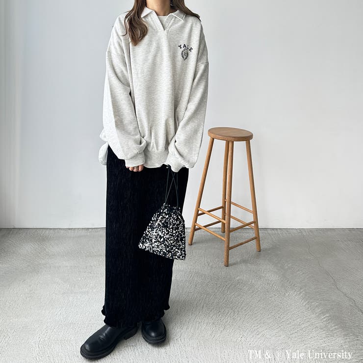 【FIRST MOOD】別注【ＹＡＬＥ】裏起毛オーバーサイズスキッパースウェット | GeeRA | 詳細画像24 