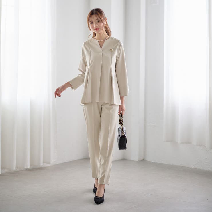 【２点セット】タックフレアーブラウスセットアップ | GeeRA | 詳細画像10 