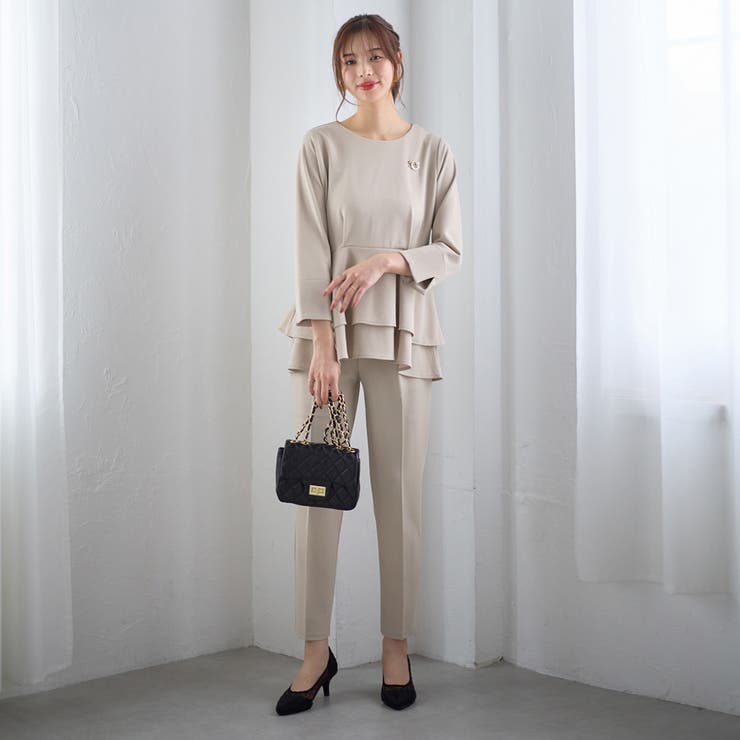   【2点セット】ペプラムティアードブラウスセットアップ   | GeeRA | 詳細画像14 