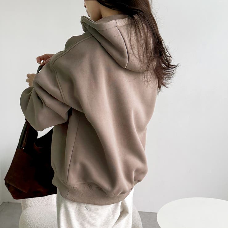 ハート刺しゅう裏起毛スウェットパーカー | GeeRA | 詳細画像38 