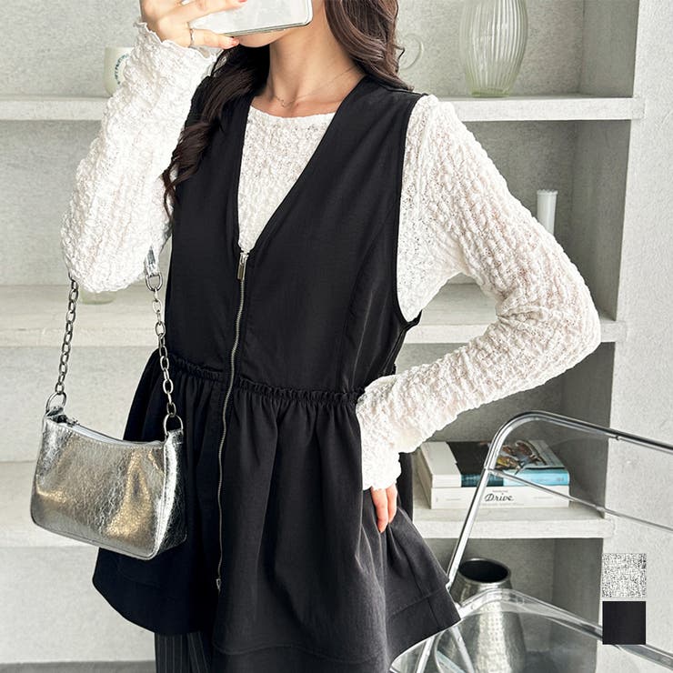 ダブルジップティアードベスト | GeeRA | 詳細画像1 