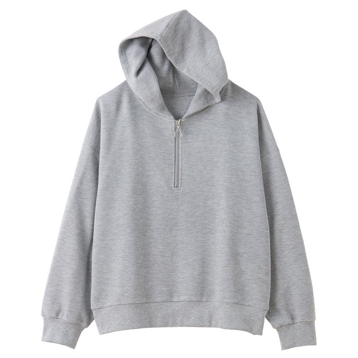 ハーフジップワッフルパーカー | GeeRA | 詳細画像19 