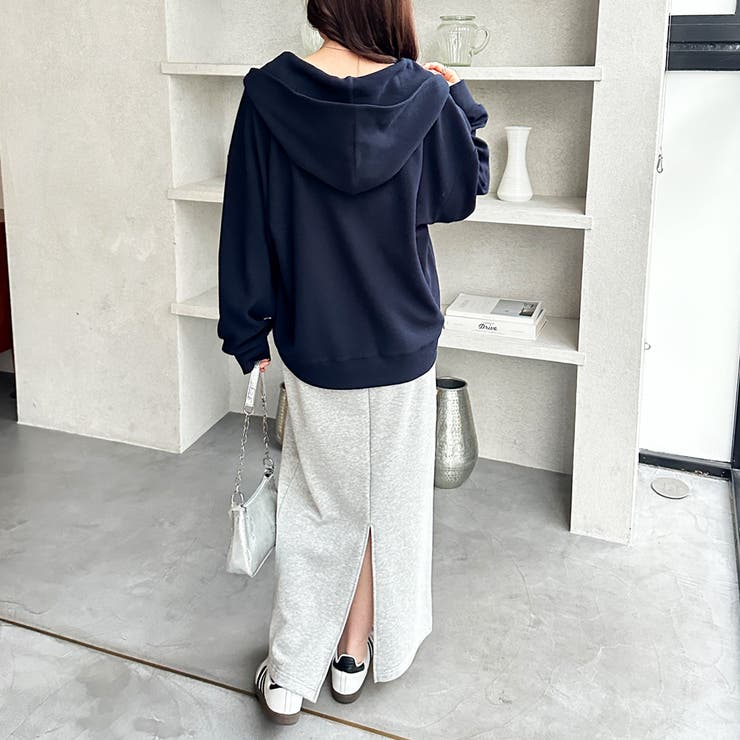 ハーフジップワッフルパーカー | GeeRA | 詳細画像5 