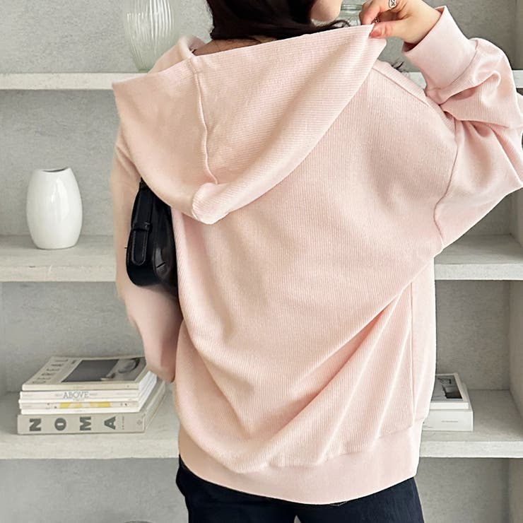 ハーフジップワッフルパーカー | GeeRA | 詳細画像9 