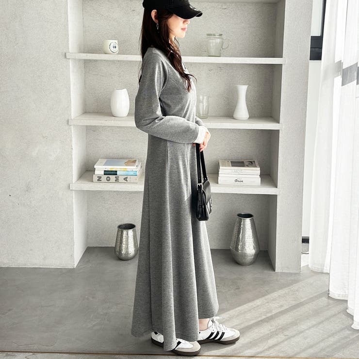 【Ｕ．Ｓ． ＰＯＬＯ ＡＳＳＮ．】レイヤード風ヘンリーネックワンピース | GeeRA | 詳細画像9 