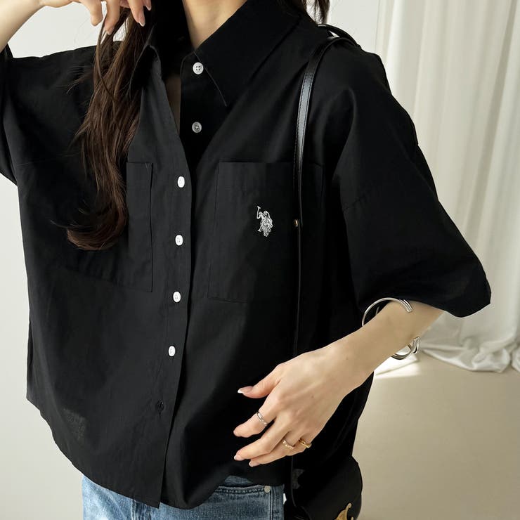 【Ｕ．Ｓ． ＰＯＬＯ ＡＳＳＮ．】オーバーサイズ半袖シャツ | GeeRA | 詳細画像7 