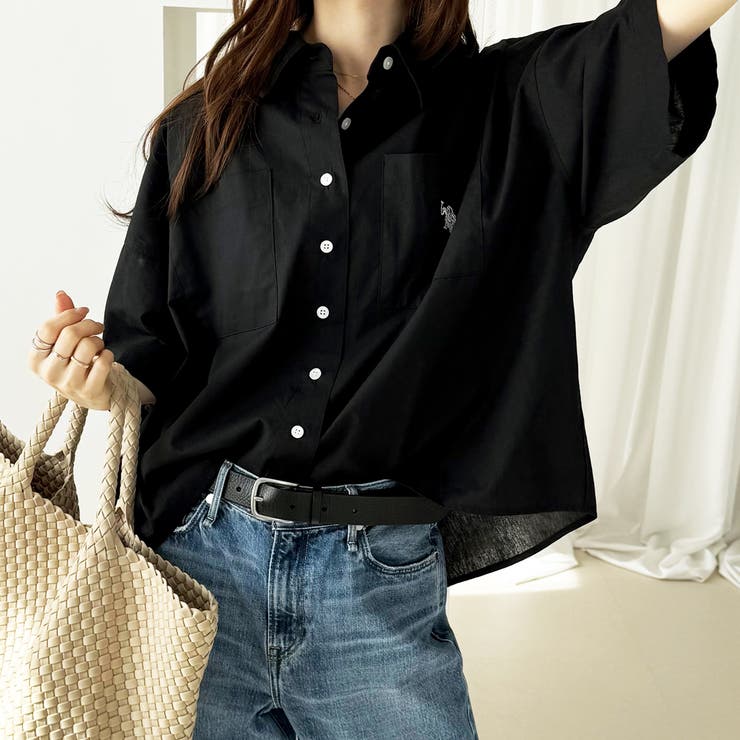 【Ｕ．Ｓ． ＰＯＬＯ ＡＳＳＮ．】オーバーサイズ半袖シャツ | GeeRA | 詳細画像10 