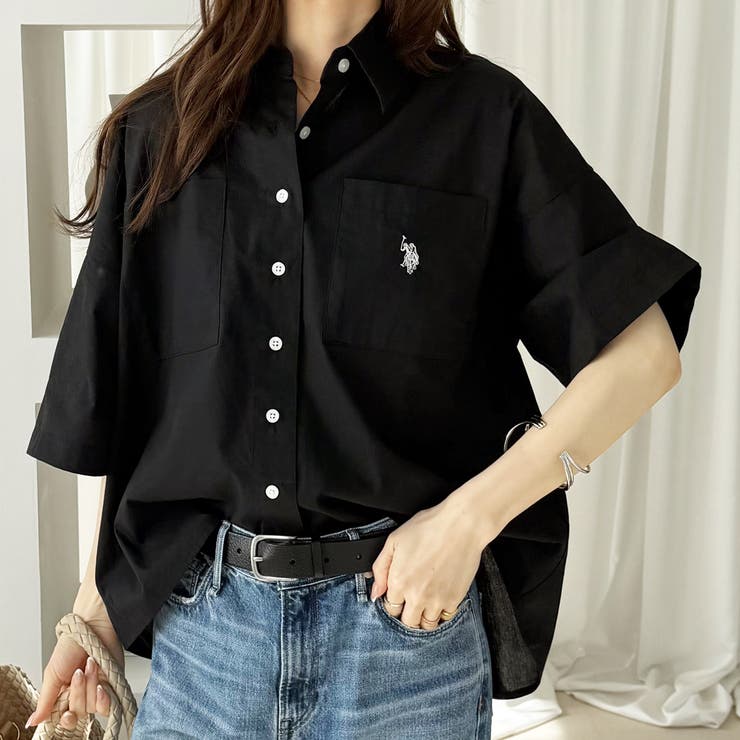【Ｕ．Ｓ． ＰＯＬＯ ＡＳＳＮ．】オーバーサイズ半袖シャツ | GeeRA | 詳細画像11 