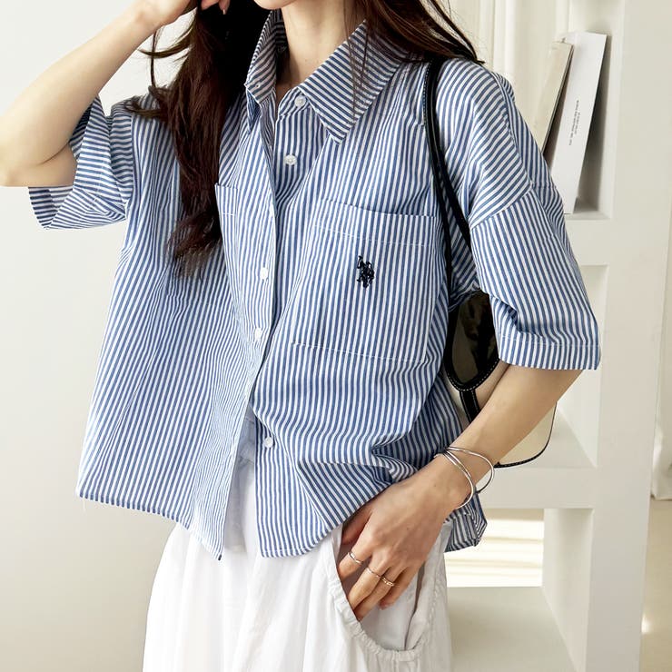 【Ｕ．Ｓ． ＰＯＬＯ ＡＳＳＮ．】オーバーサイズ半袖シャツ | GeeRA | 詳細画像37 