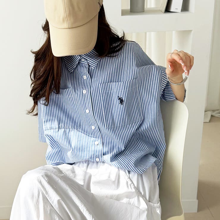 【Ｕ．Ｓ． ＰＯＬＯ ＡＳＳＮ．】オーバーサイズ半袖シャツ | GeeRA | 詳細画像43 
