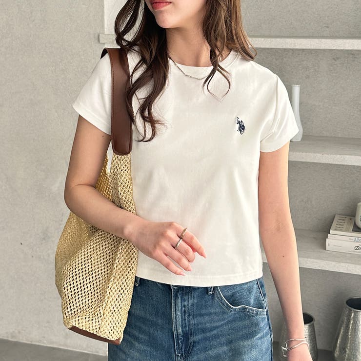 【Ｕ．Ｓ． ＰＯＬＯ ＡＳＳＮ．】汗染み防止ミニＴシャツ | GeeRA | 詳細画像3 