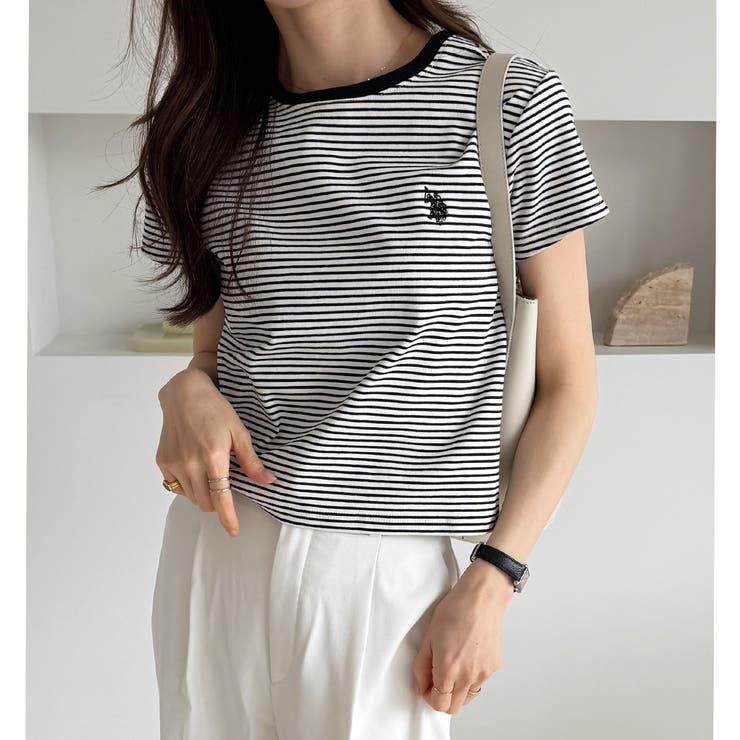【Ｕ．Ｓ． ＰＯＬＯ ＡＳＳＮ．】汗染み防止ミニＴシャツ | GeeRA | 詳細画像46 