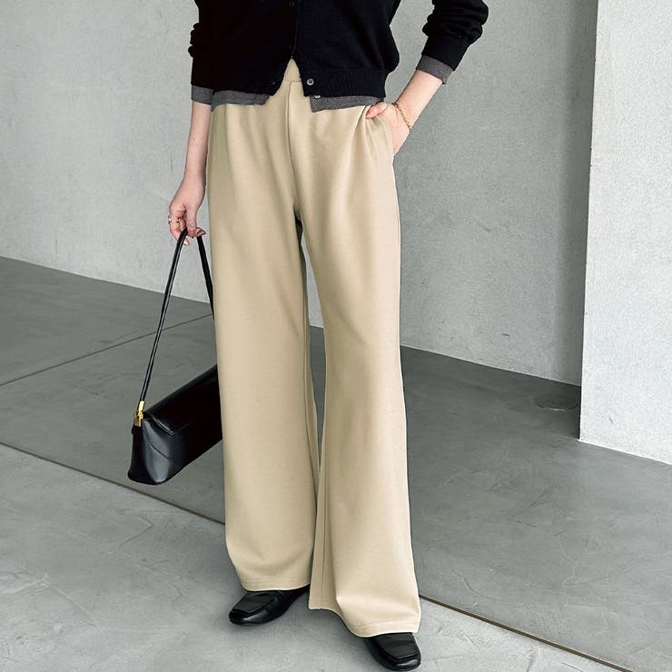 美脚見えカーブフレアパンツ | GeeRA | 詳細画像12 