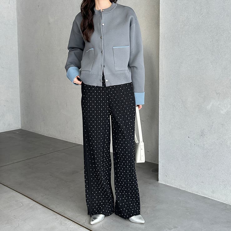 セルフカットセミワイドプリーツパンツ | GeeRA | 詳細画像16 