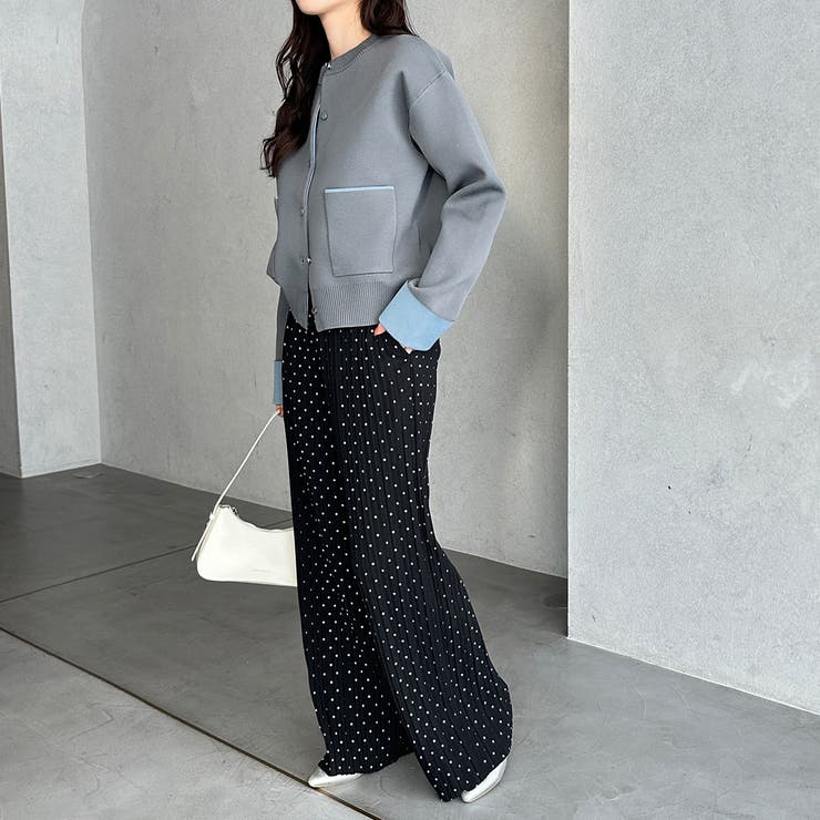 セルフカットセミワイドプリーツパンツ | GeeRA | 詳細画像17 